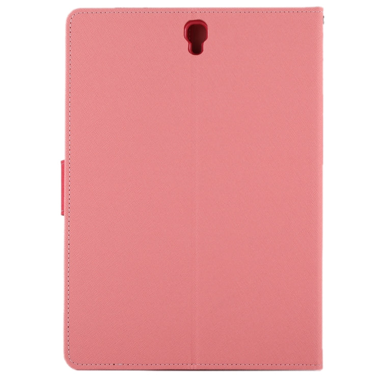 GOOSPERY FANCY DIARY for Galaxy Tab S3 9.7 T825 / T820 Cross Texture Leather Case with Holder & Card slots & Wallet