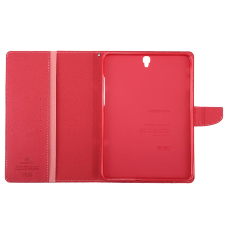 GOOSPERY FANCY DIARY for Galaxy Tab S3 9.7 T825 / T820 Cross Texture Leather Case with Holder & Card slots & Wallet