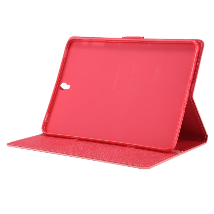 GOOSPERY FANCY DIARY for Galaxy Tab S3 9.7 T825 / T820 Cross Texture Leather Case with Holder & Card slots & Wallet