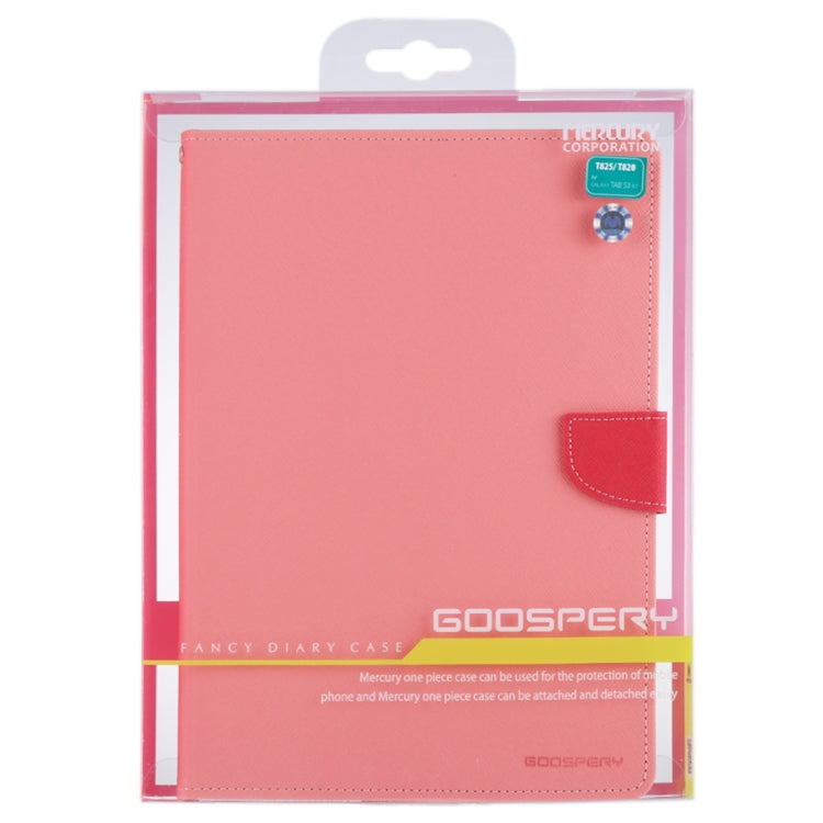 GOOSPERY FANCY DIARY for Galaxy Tab S3 9.7 T825 / T820 Cross Texture Leather Case with Holder & Card slots & Wallet