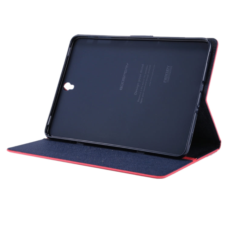 GOOSPERY FANCY DIARY for Galaxy Tab S3 9.7 T825 / T820 Cross Texture Leather Case with Holder & Card slots & Wallet