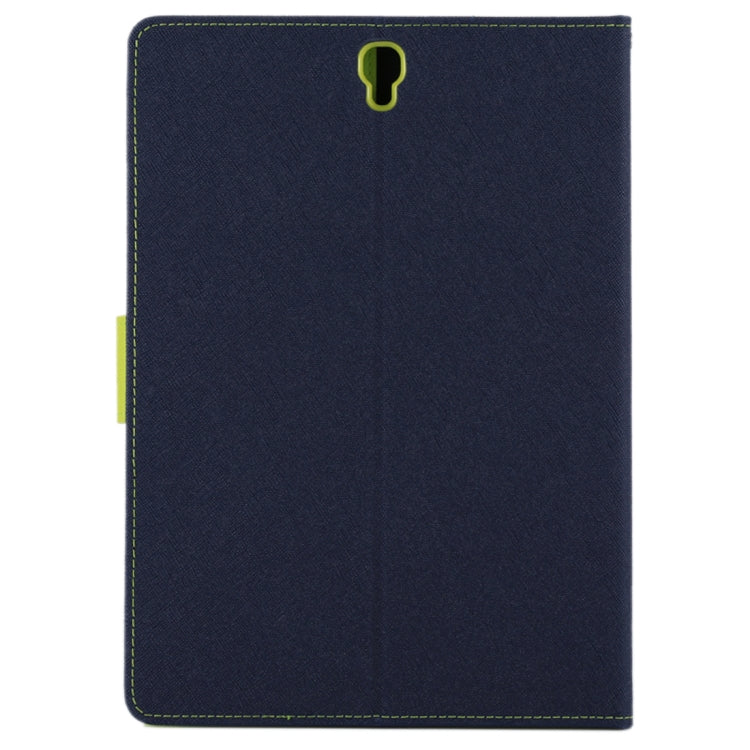 GOOSPERY FANCY DIARY for Galaxy Tab S3 9.7 T825 / T820 Cross Texture Leather Case with Holder & Card slots & Wallet