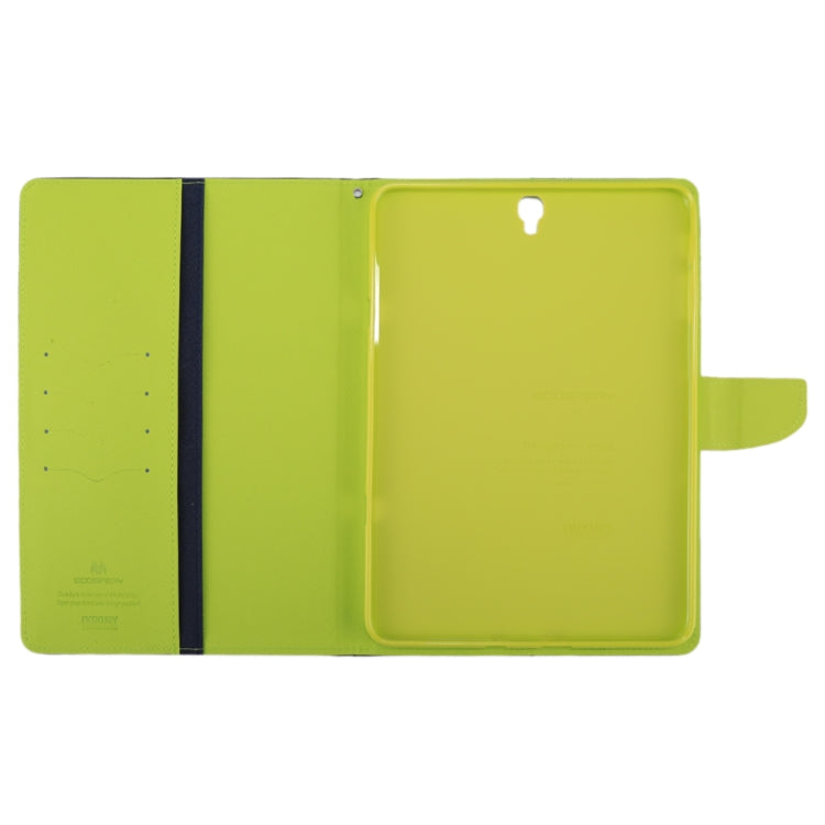 GOOSPERY FANCY DIARY for Galaxy Tab S3 9.7 T825 / T820 Cross Texture Leather Case with Holder & Card slots & Wallet