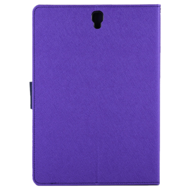 GOOSPERY FANCY DIARY for Galaxy Tab S3 9.7 T825 / T820 Cross Texture Leather Case with Holder & Card slots & Wallet
