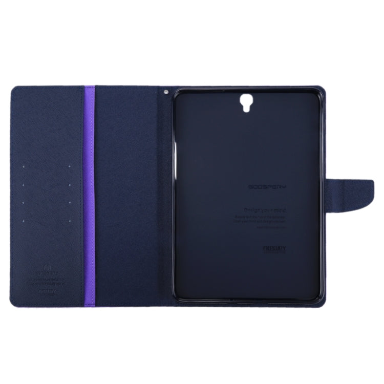 GOOSPERY FANCY DIARY for Galaxy Tab S3 9.7 T825 / T820 Cross Texture Leather Case with Holder & Card slots & Wallet