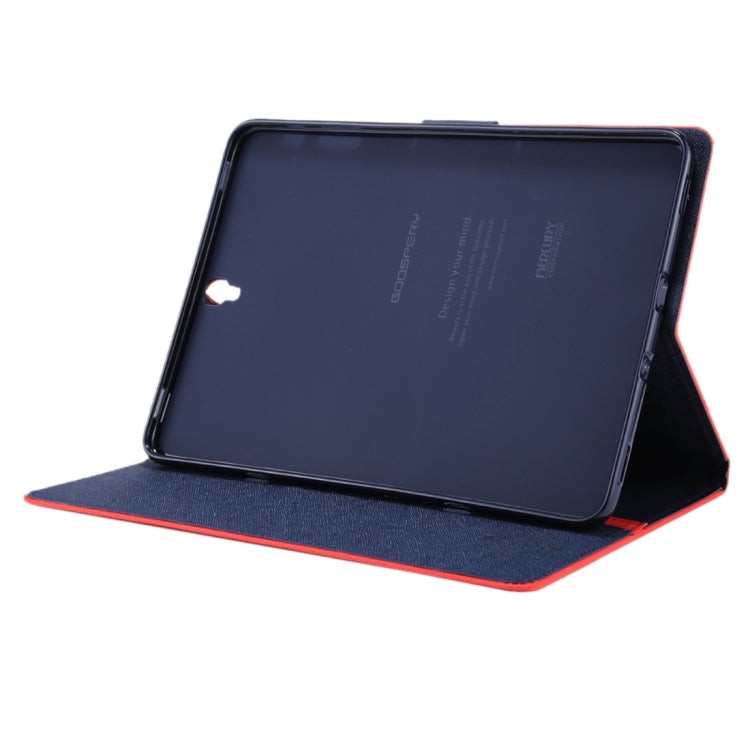 GOOSPERY FANCY DIARY for Galaxy Tab S3 9.7 T825 / T820 Cross Texture Leather Case with Holder & Card slots & Wallet