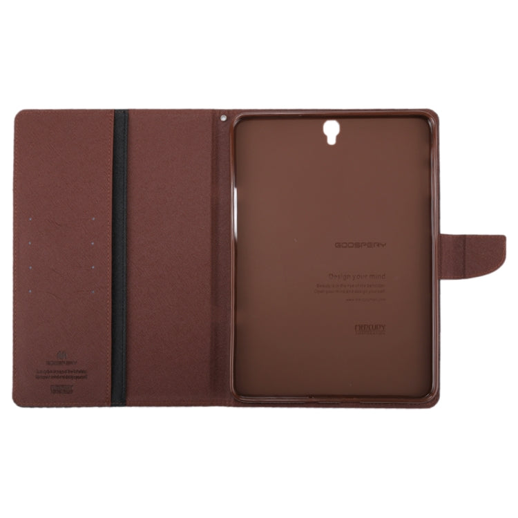GOOSPERY FANCY DIARY for Galaxy Tab S3 9.7 T825 / T820 Cross Texture Leather Case with Holder & Card slots & Wallet