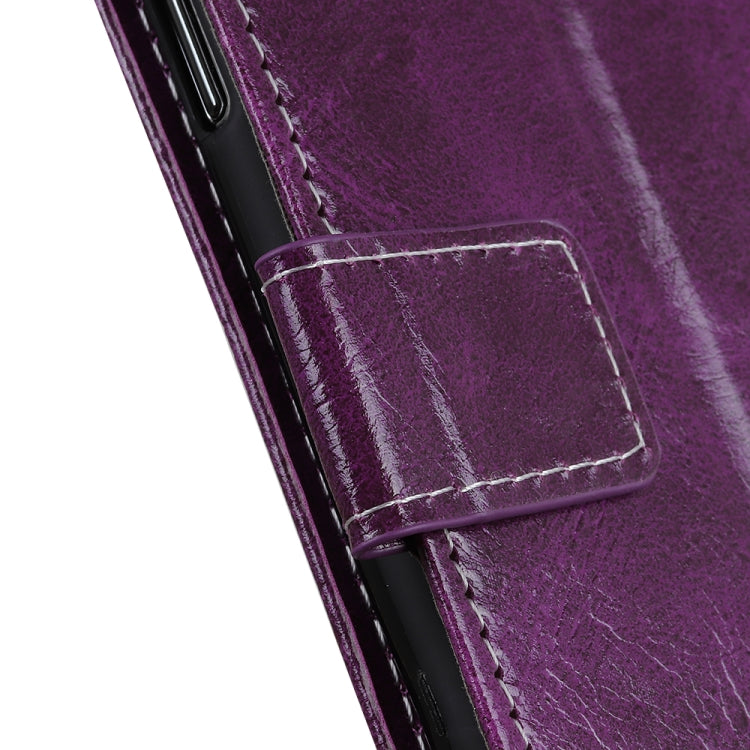 Retro Crazy Horse Texture Horizontal Flip Leather Case for Galaxy M10, with Holder & Card Slots & Photo Frame & Wallet