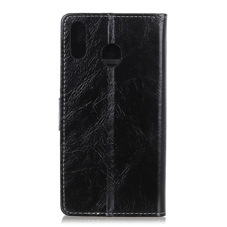 Retro Crazy Horse Texture Horizontal Flip Leather Case for Galaxy M20, with Holder & Card Slots & Photo Frame & Wallet
