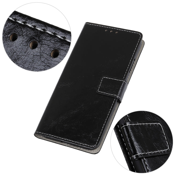 Retro Crazy Horse Texture Horizontal Flip Leather Case for Galaxy M20, with Holder & Card Slots & Photo Frame & Wallet