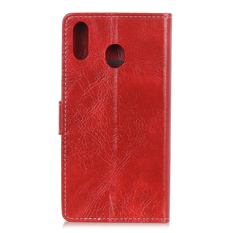 Retro Crazy Horse Texture Horizontal Flip Leather Case for Galaxy M20, with Holder & Card Slots & Photo Frame & Wallet
