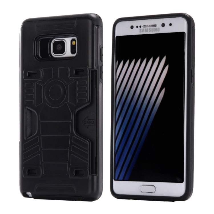 For Galaxy Note 8 Boxing Champion Shock-Resistant TPU + PC Combination Case with Card Slot