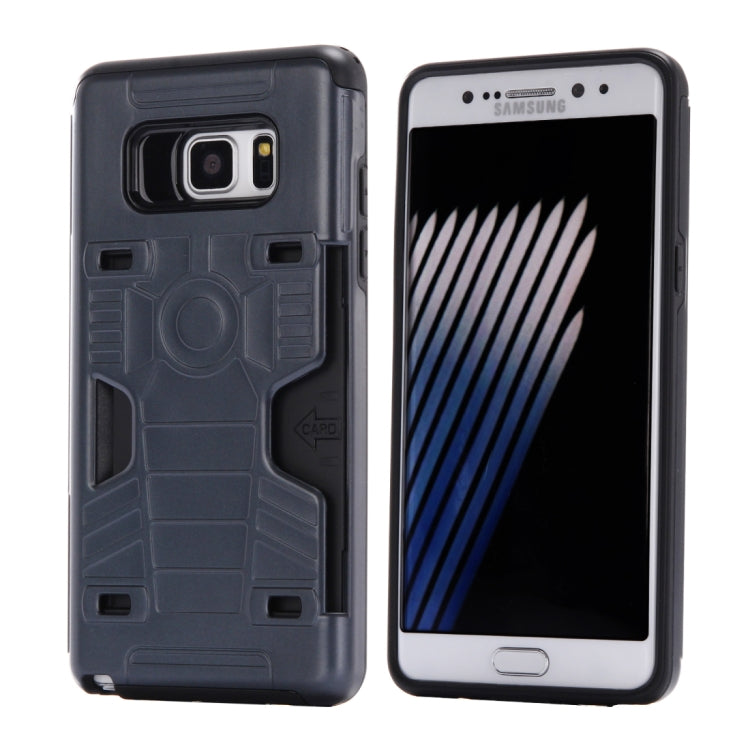 For Galaxy Note 8 Boxing Champion Shock-Resistant TPU + PC Combination Case with Card Slot