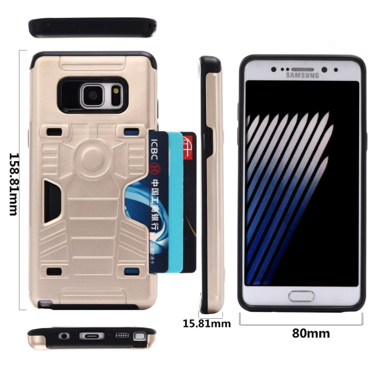 For Galaxy Note 8 Boxing Champion Shock-Resistant TPU + PC Combination Case with Card Slot