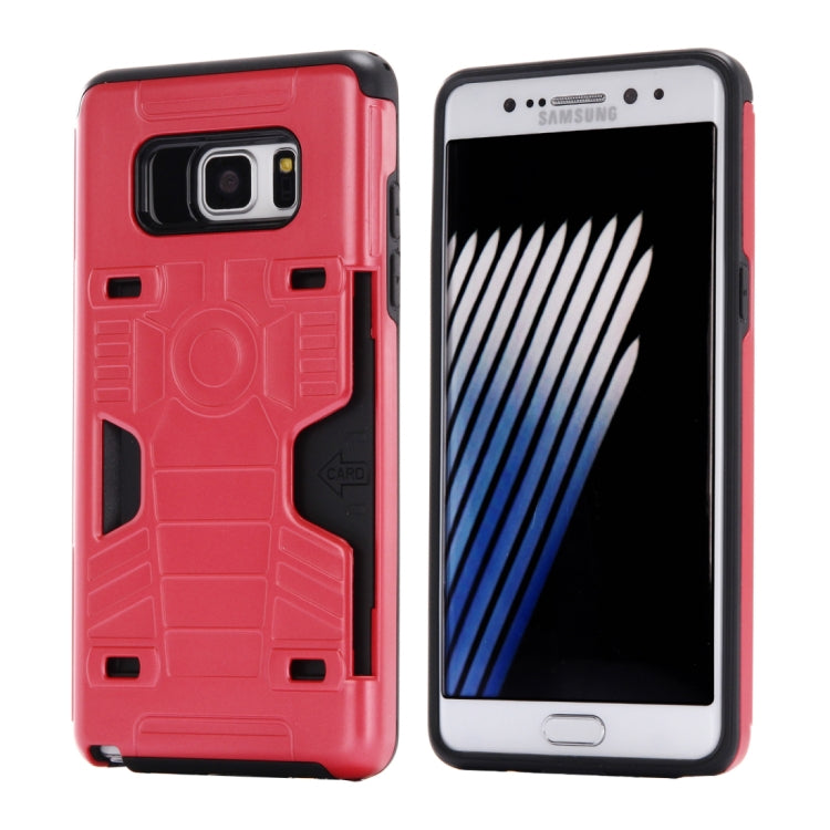 For Galaxy Note 8 Boxing Champion Shock-Resistant TPU + PC Combination Case with Card Slot