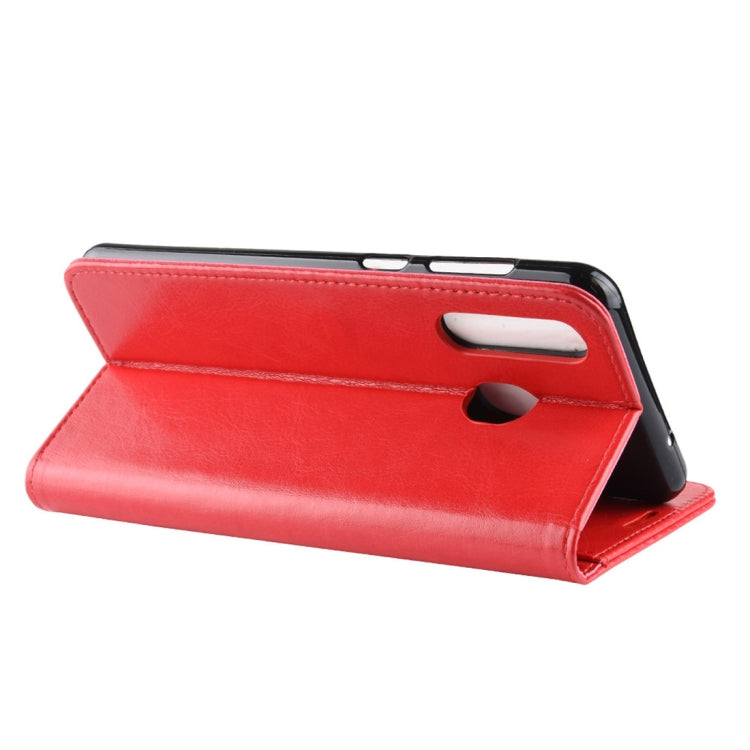 R64 Texture Single Fold Horizontal Flip Leather Case for Galaxy A8S, with Holder & Wallet & Card Slots & Photo Frame
