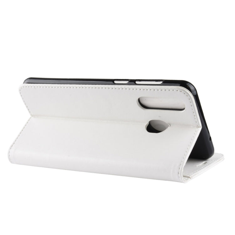 R64 Texture Single Fold Horizontal Flip Leather Case for Galaxy A8S, with Holder & Wallet & Card Slots & Photo Frame