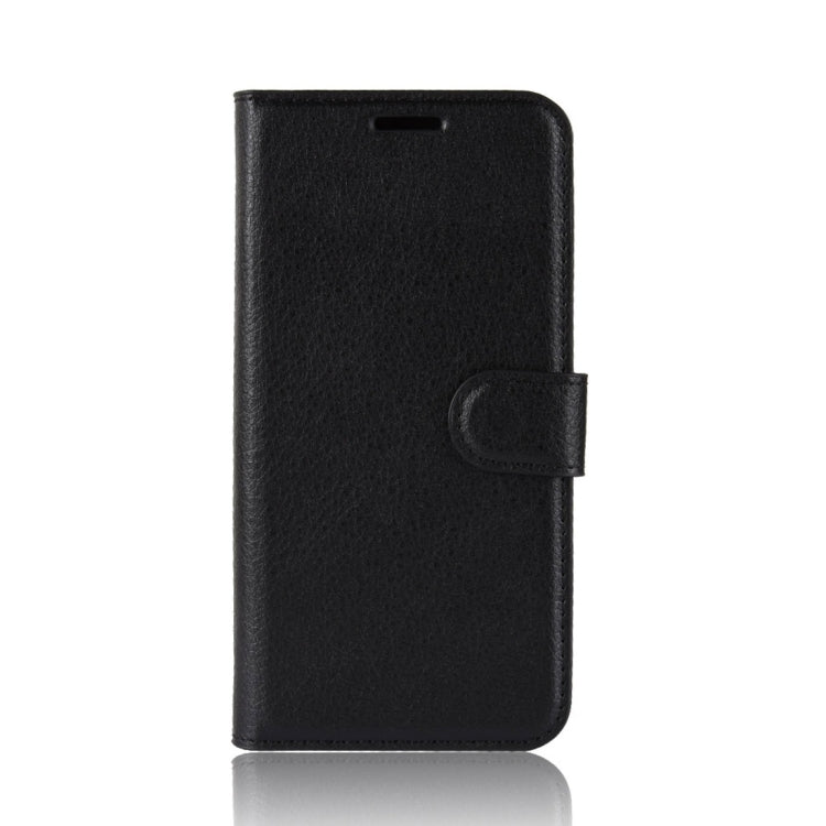 Litchi Texture Horizontal Flip Leather Case for Galaxy A8S, with Wallet & Holder & Card Slots