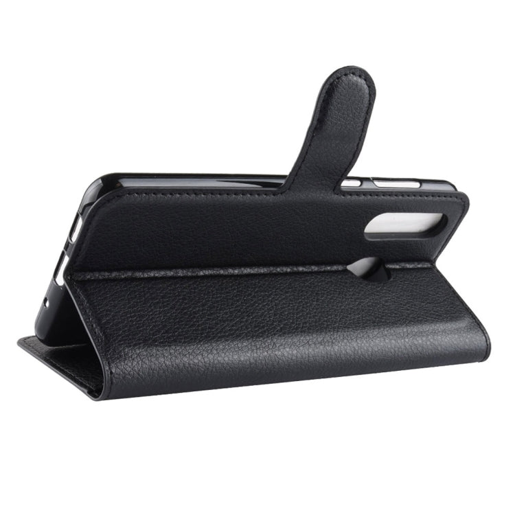 Litchi Texture Horizontal Flip Leather Case for Galaxy A8S, with Wallet & Holder & Card Slots