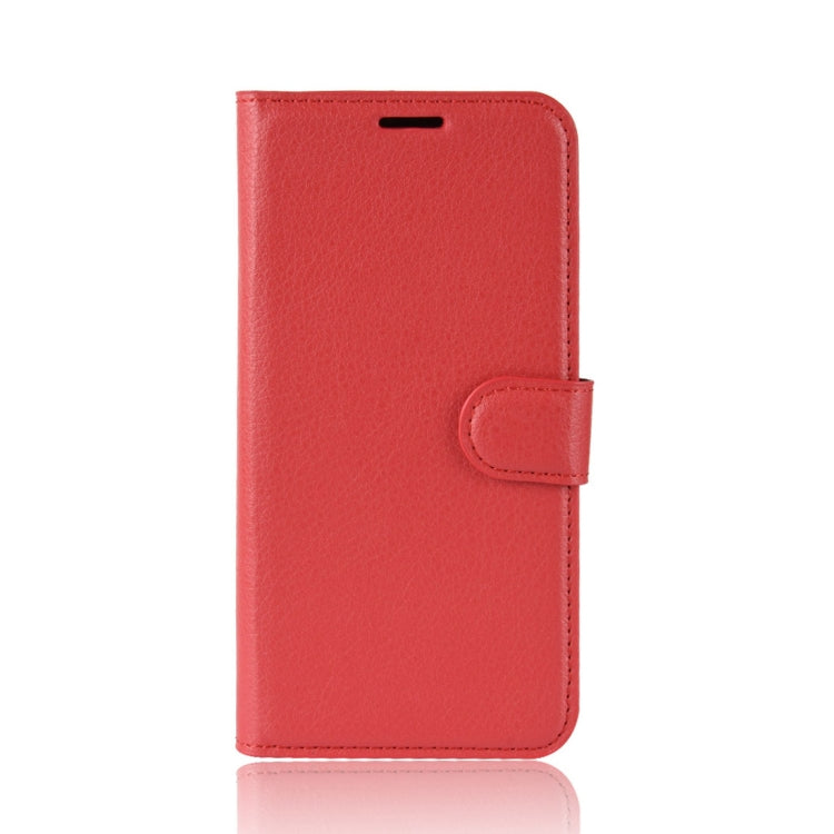 Litchi Texture Horizontal Flip Leather Case for Galaxy A8S, with Wallet & Holder & Card Slots