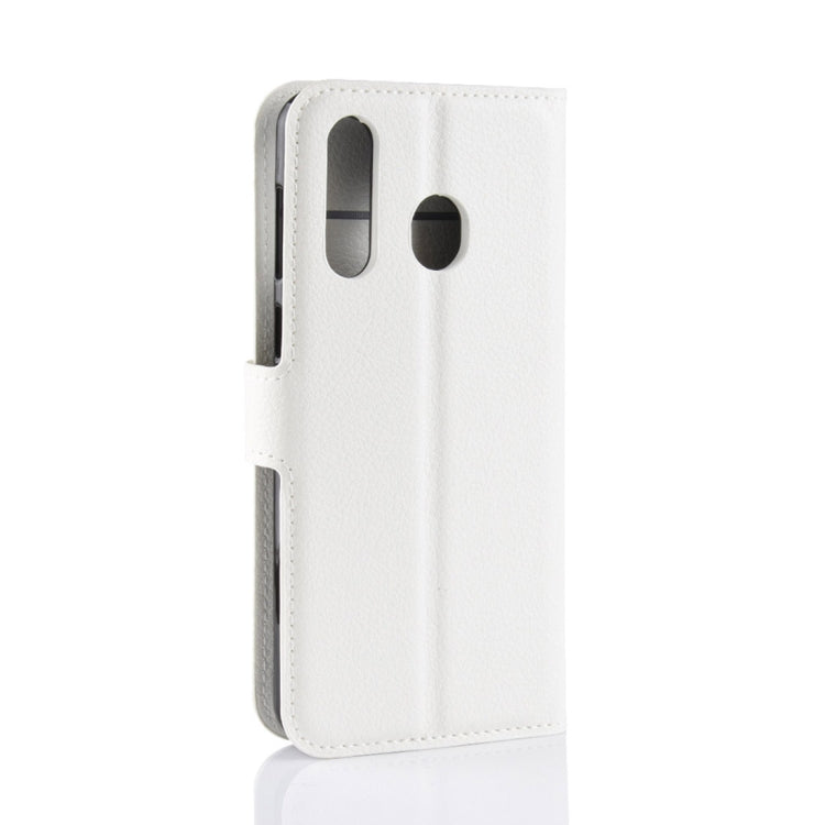 Litchi Texture Horizontal Flip Leather Case for Galaxy A8S, with Wallet & Holder & Card Slots