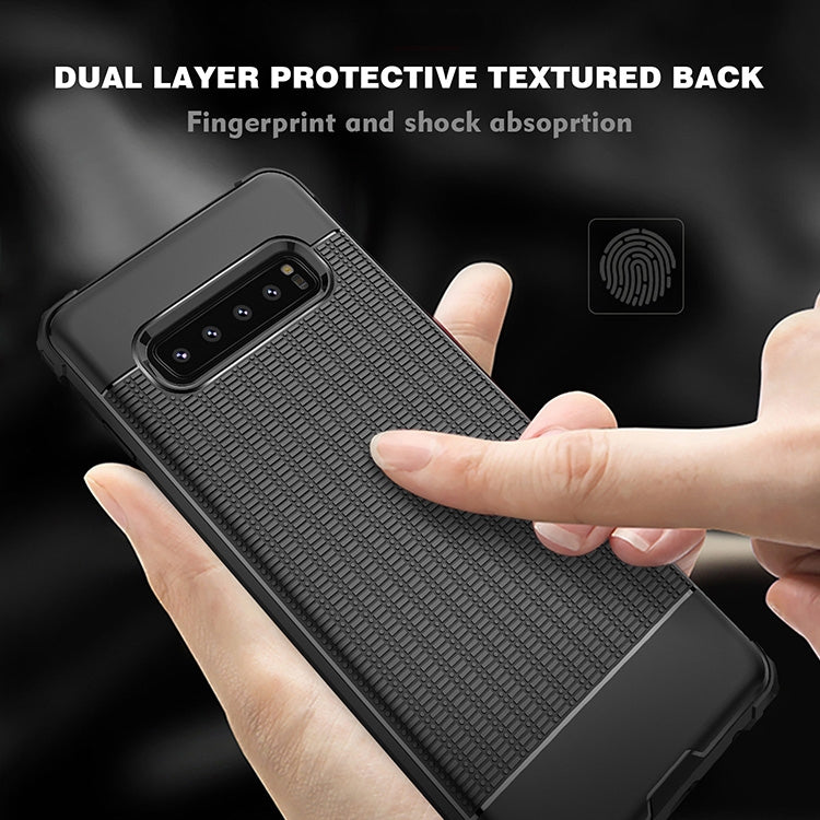 Club Texture Shockproof TPU Case for Galaxy S10+