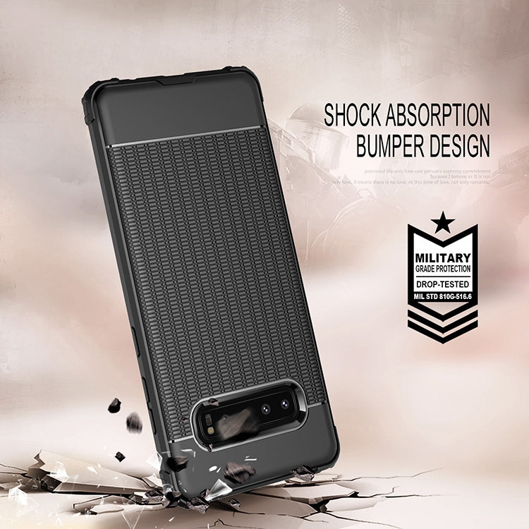 Club Texture Shockproof TPU Case for Galaxy S10+