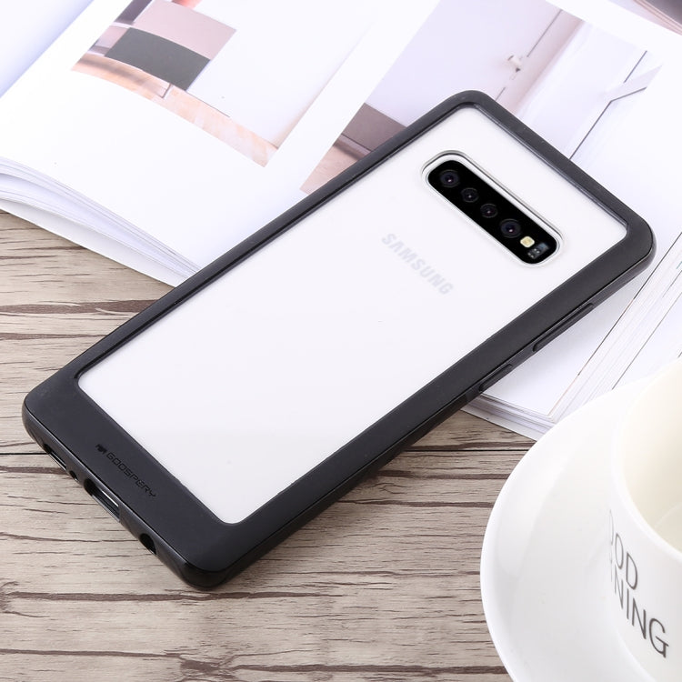 GOOSPERY New Bumper X Shockproof PC + TPU Case for Galaxy S10+