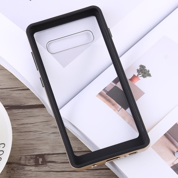 GOOSPERY New Bumper X Shockproof PC + TPU Case for Galaxy S10+