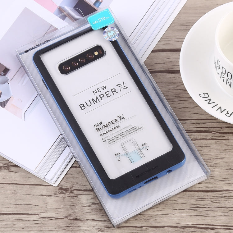 GOOSPERY New Bumper X Shockproof PC + TPU Case for Galaxy S10+