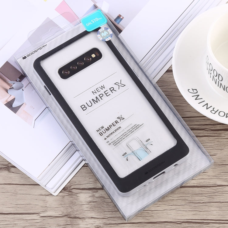 GOOSPERY New Bumper X Shockproof PC + TPU Case for Galaxy S10+