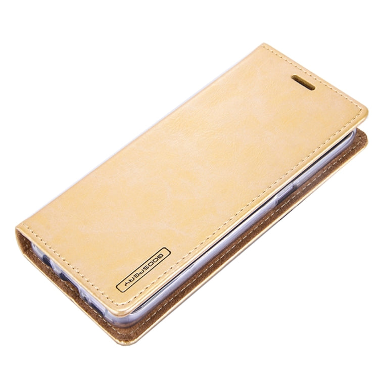 GOOSPERY BLUE MOON FLIP for Galaxy S8 Crazy Horse Texture PU + TPU Horizontal Flip Leather Case with Holder & Card Slots & Wallet