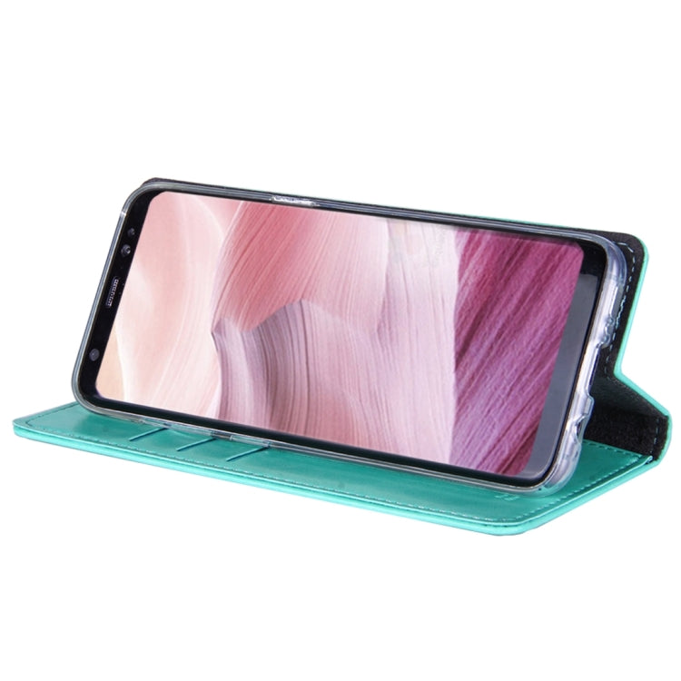 GOOSPERY BLUE MOON FLIP for Galaxy S8 Crazy Horse Texture PU + TPU Horizontal Flip Leather Case with Holder & Card Slots & Wallet