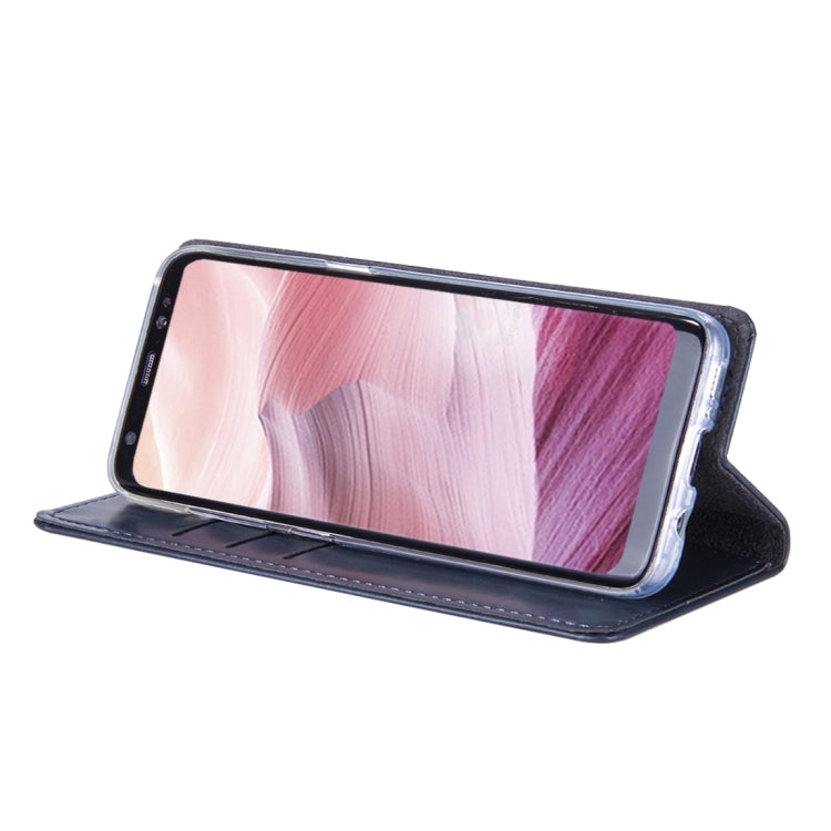 GOOSPERY BLUE MOON FLIP for Galaxy S8 Crazy Horse Texture PU + TPU Horizontal Flip Leather Case with Holder & Card Slots & Wallet