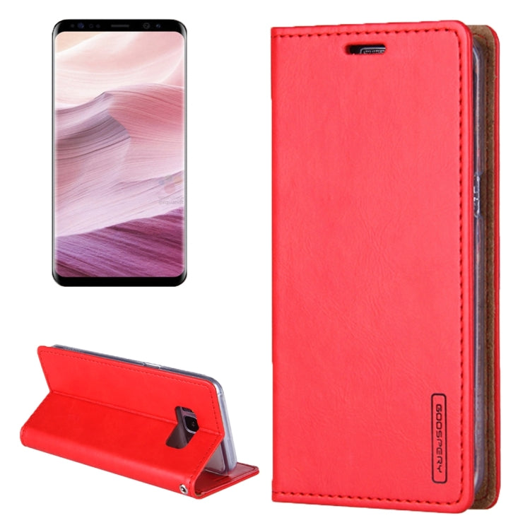 GOOSPERY BLUE MOON FLIP for Galaxy S8 Crazy Horse Texture PU + TPU Horizontal Flip Leather Case with Holder & Card Slots & Wallet