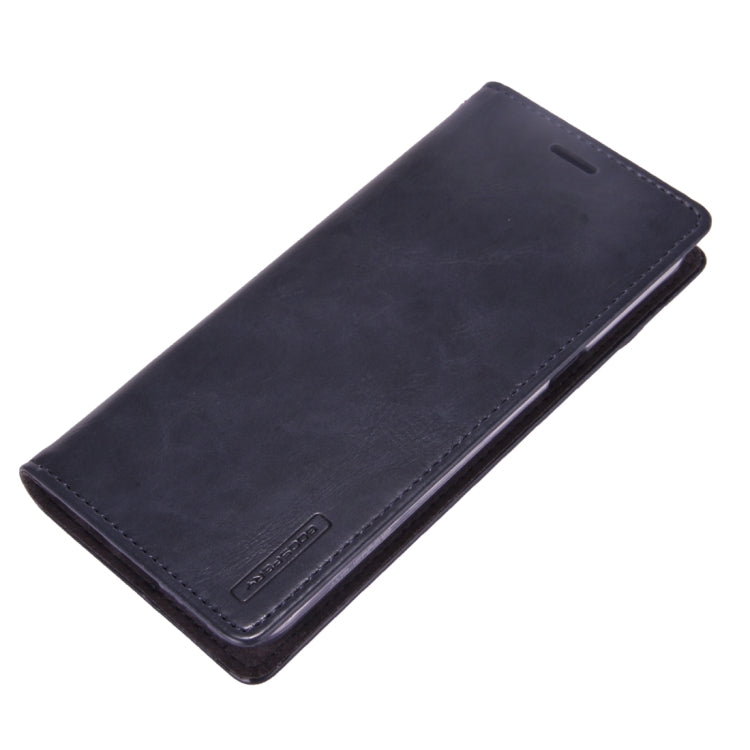 GOOSPERY BLUE MOON FLIP for Galaxy S8 + / G955 Crazy Horse Texture PU + TPU Horizontal Flip Leather Case with Holder & Card Slots & Wallet