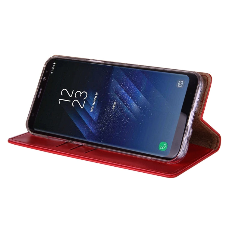 GOOSPERY BLUE MOON FLIP for Galaxy S8 + / G955 Crazy Horse Texture PU + TPU Horizontal Flip Leather Case with Holder & Card Slots & Wallet