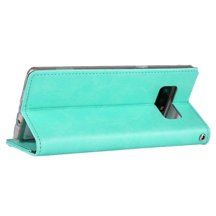 GOOSPERY BLUE MOON FLIP For Galaxy Note 8 Crazy Horse Texture Horizontal Flip Leather Case with Holder & Card Slots & Wallet