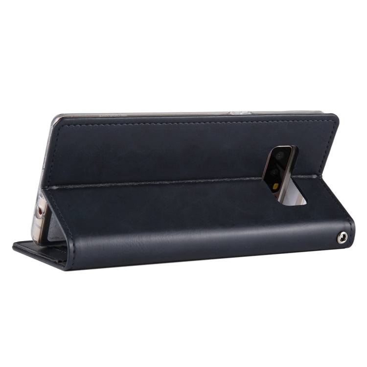 GOOSPERY BLUE MOON FLIP For Galaxy Note 8 Crazy Horse Texture Horizontal Flip Leather Case with Holder & Card Slots & Wallet