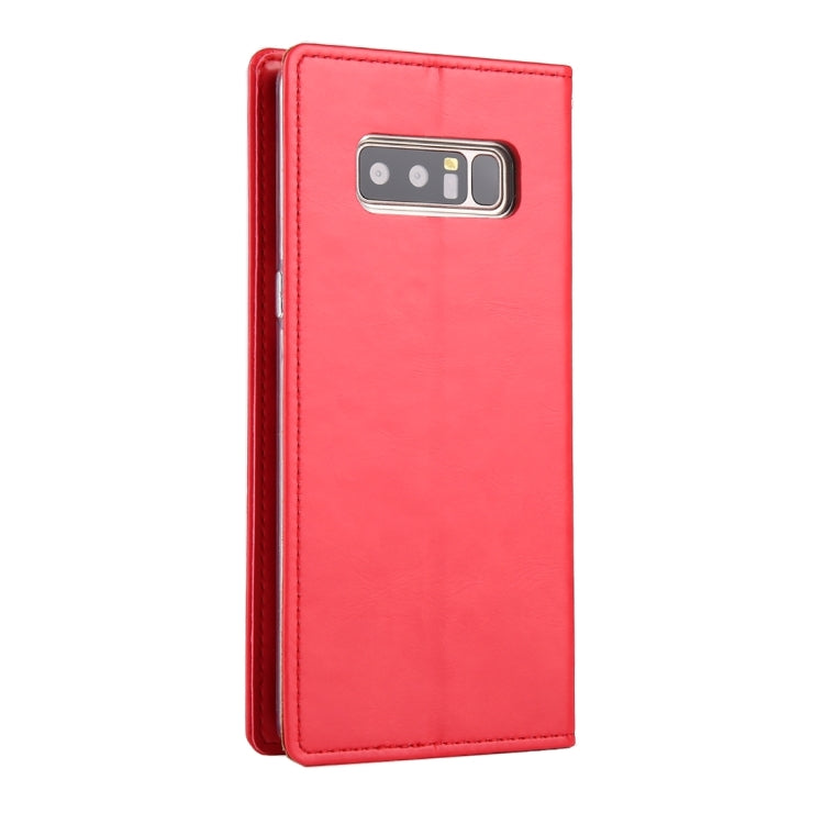 GOOSPERY BLUE MOON FLIP For Galaxy Note 8 Crazy Horse Texture Horizontal Flip Leather Case with Holder & Card Slots & Wallet