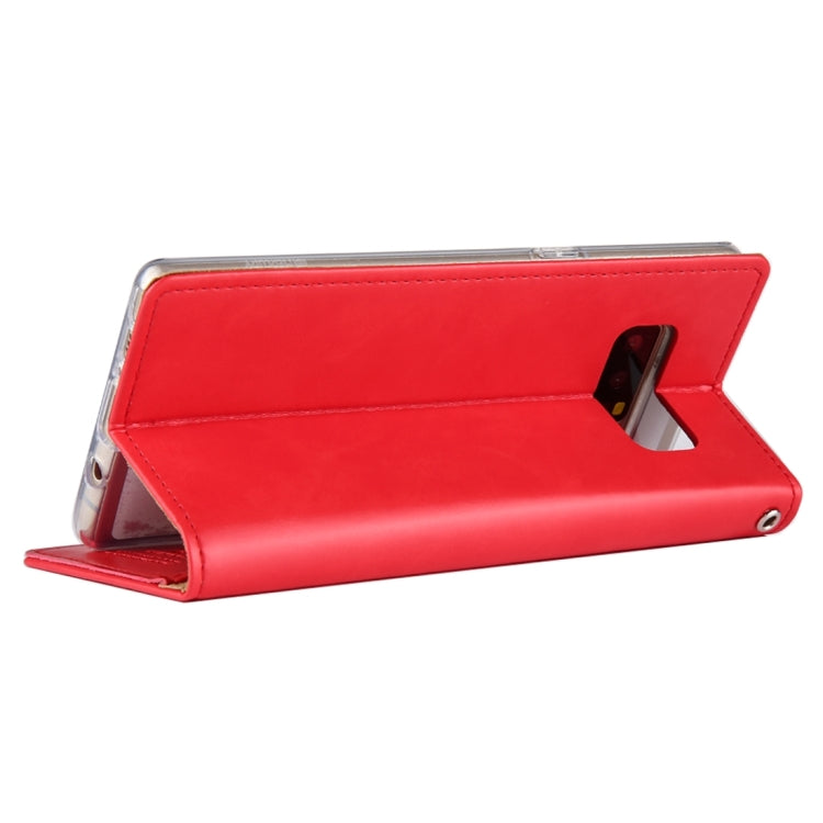 GOOSPERY BLUE MOON FLIP For Galaxy Note 8 Crazy Horse Texture Horizontal Flip Leather Case with Holder & Card Slots & Wallet