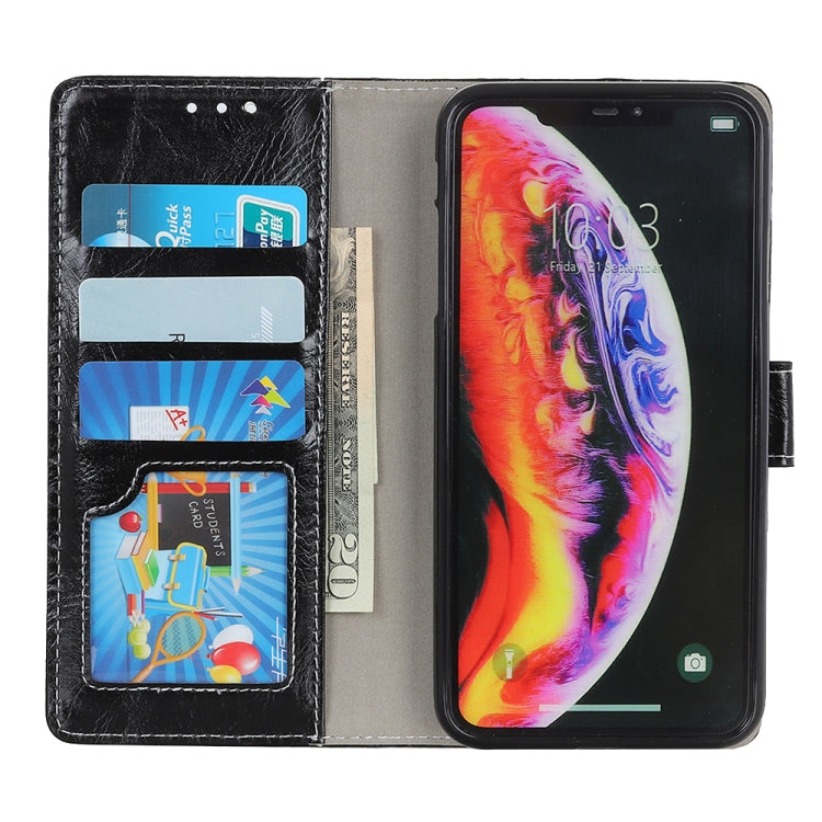 Retro Crazy Horse Texture Horizontal Flip Leather Case for Galaxy A40, with Holder & Card Slots & Photo Frame & Wallet