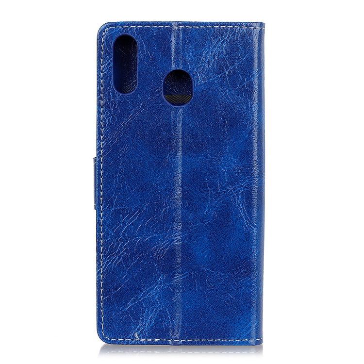 Retro Crazy Horse Texture Horizontal Flip Leather Case for Galaxy A40, with Holder & Card Slots & Photo Frame & Wallet