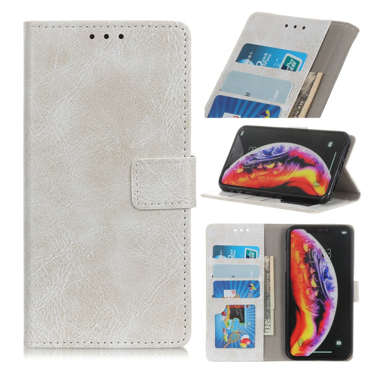 Retro Crazy Horse Texture Horizontal Flip Leather Case for Galaxy A40, with Holder & Card Slots & Photo Frame & Wallet
