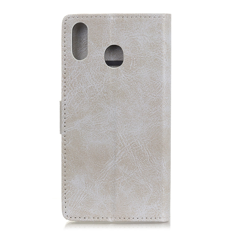 Retro Crazy Horse Texture Horizontal Flip Leather Case for Galaxy A40, with Holder & Card Slots & Photo Frame & Wallet