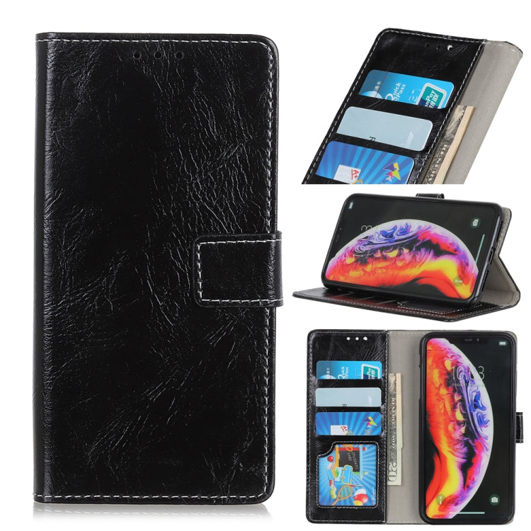 Retro Crazy Horse Texture Horizontal Flip Leather Case for Galaxy S10 5G, with Holder & Card Slots & Photo Frame & Wallet