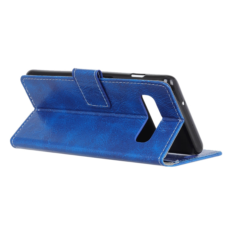 Retro Crazy Horse Texture Horizontal Flip Leather Case for Galaxy S10 5G, with Holder & Card Slots & Photo Frame & Wallet