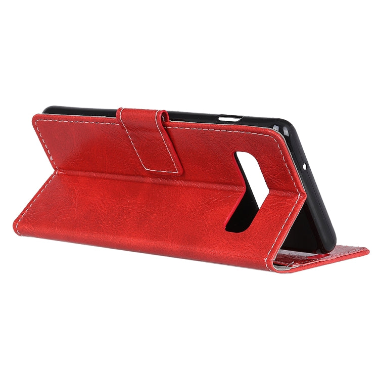 Retro Crazy Horse Texture Horizontal Flip Leather Case for Galaxy S10 5G, with Holder & Card Slots & Photo Frame & Wallet