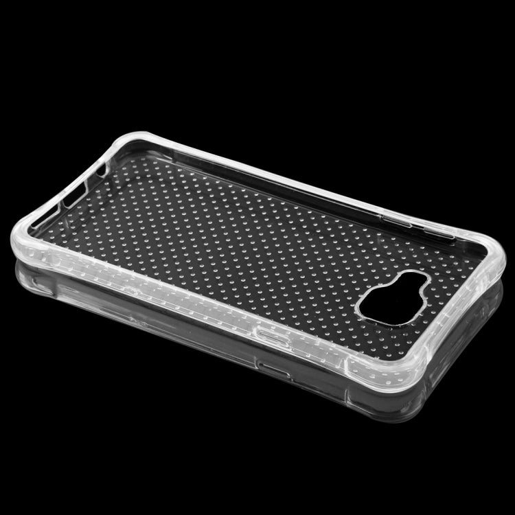 For Galaxy A3 (2016) / A310 Shock-resistant Cushion TPU Protective Case(Transparent)