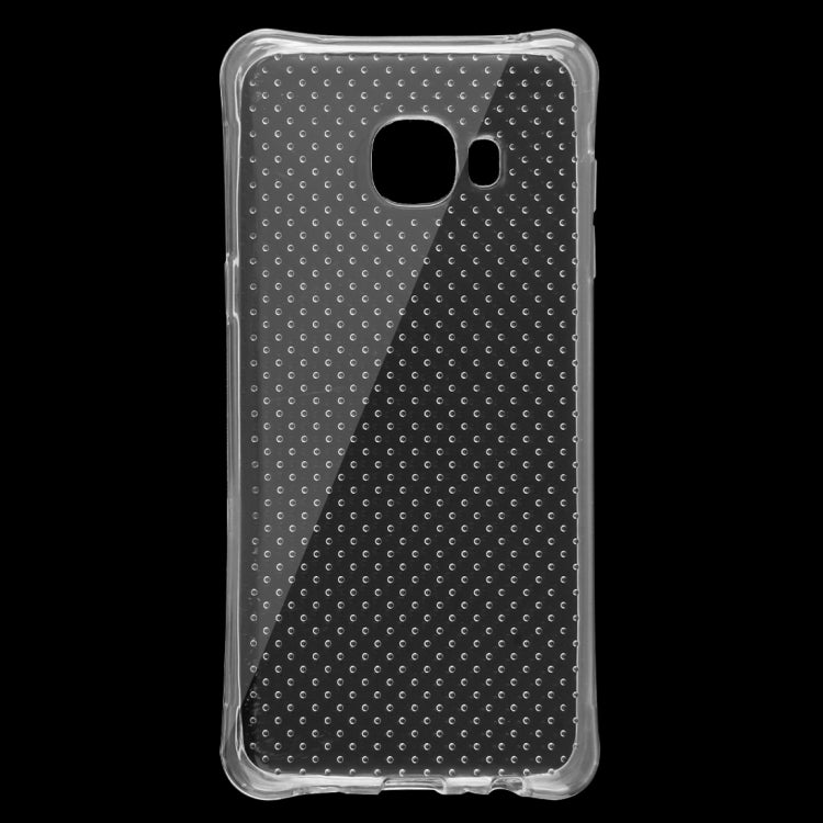 For Galaxy C5 Shock-resistant Cushion TPU Protective Case(Transparent)